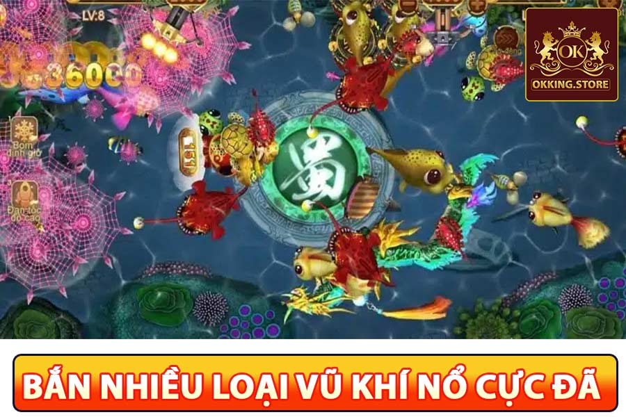 Nhiều loại vũ khí hiện đại bắn cực đã tay