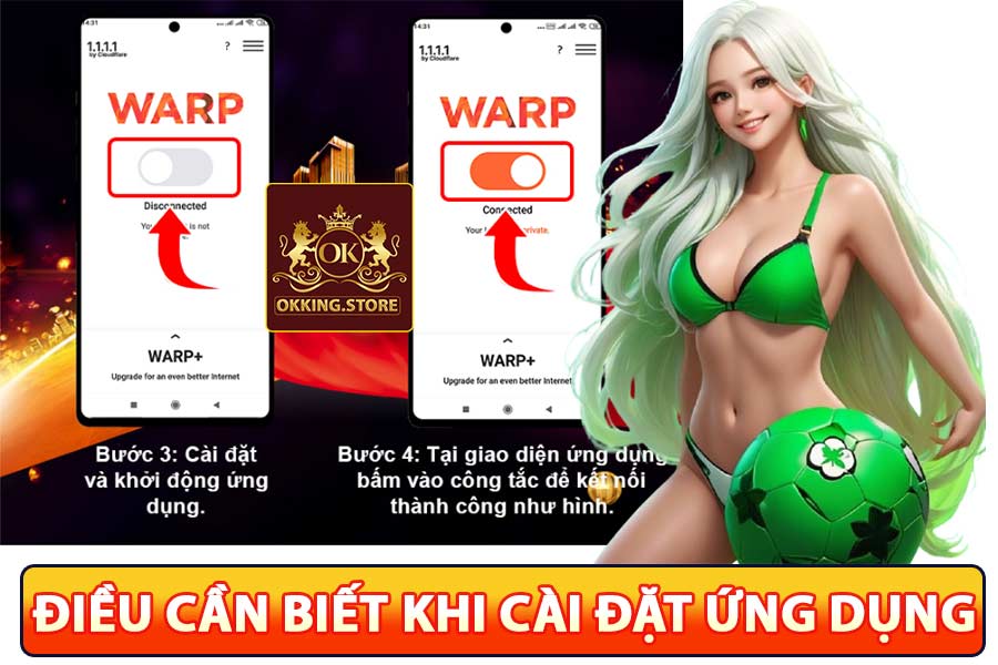 Điều cần biết khi cài đặt ứng dụng okking